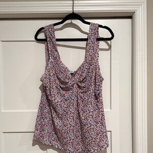 CAbi Multicolor Floral Tank Top